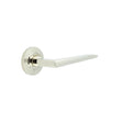 High quality image of Burlington - Mayfair Door Handle on Chamfered Rose Polished Nickel Sku. BUR10KIT158