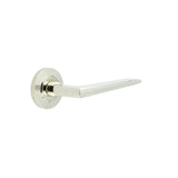 High quality image of Burlington - Mayfair Door Handle on Chamfered Rose Polished Nickel Sku. BUR10KIT158
