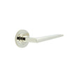 High quality image of Burlington - Mayfair Door Handle on Knurled Rose Polished Nickel Sku. BUR10KIT161