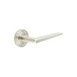 High quality image of Burlington - Mayfair Door Handle on Chamfered Rose Satin Nickel Sku. BUR10KIT314
