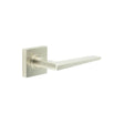High quality image of Burlington - Mayfair Door Handle on Square Plain Rose Satin Nickel Sku. BUR10KIT318
