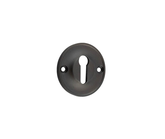 High quality image of Burlington - 40mm Standard Keyway Escutcheon 40MM Dark Bronze Sku. BUR121DB