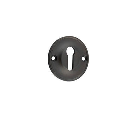 High quality image of Burlington - 40mm Standard Keyway Escutcheon 40MM Dark Bronze Sku. BUR121DB