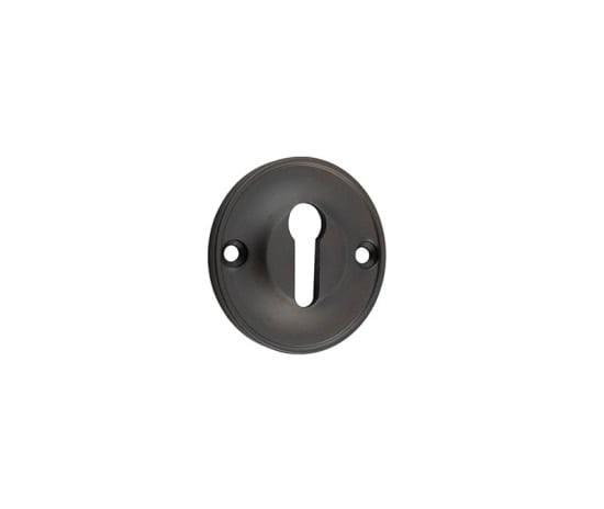 This is an image showing the Burlington - 40mm DB Std keyway escutcheon available to order from Trade Door Handles in Kendal