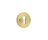 High quality image of Burlington - 40mm Standard Keyway Escutcheon 40MM Satin Brass Sku. BUR121SB