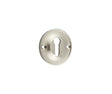 High quality image of Burlington - 40mm Standard Keyway Escutcheon 40MM Satin Nickel Sku. BUR121SN