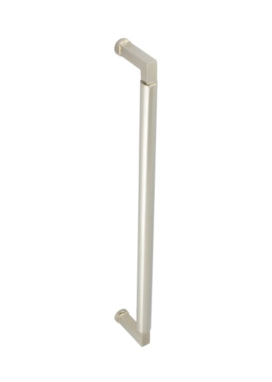 High quality image of Burlington - Westminster Pull Handles 425 X 20mm Face Fix Polished Nickel Sku. BUR130PNFF