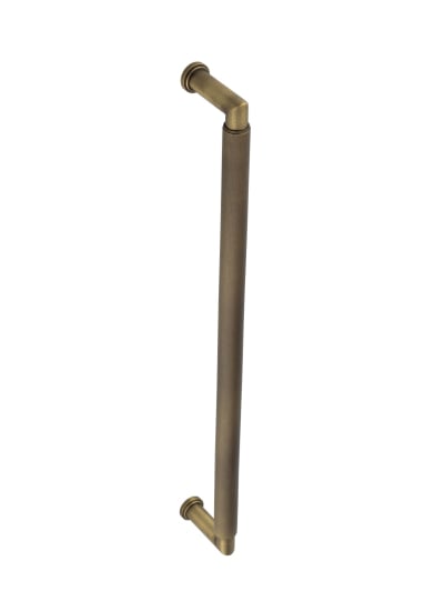 High quality image of Burlington - Piccadilly Pull Handles 425 X 20mm Face Fix Antique Brass Sku. BUR140ABFF