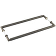High quality image of Burlington - Piccadilly Pull Handles 425 X 20mm Back to Back Dark Bronze Sku. BUR140DBB2B