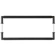 High quality image of Burlington - Piccadilly Pull Handles 425 X 20mm Back to Back Black Sku. BUR140MBB2B
