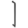 High quality image of Burlington - Piccadilly Pull Handles 425 X 20mm Face Fixing Black Sku. BUR140MBFF