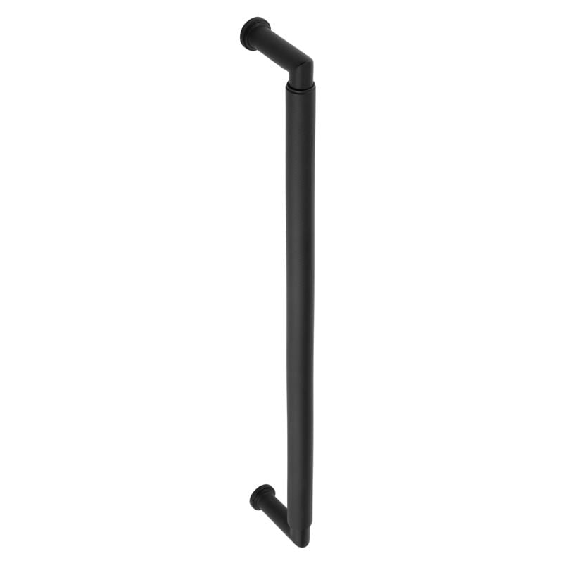 High quality image of Burlington - Piccadilly Pull Handles 425 X 20mm Face Fixing Black Sku. BUR140MBFF