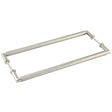 High quality image of Burlington - Piccadilly Pull Handles 425 X 20mm Back to Back Satin Nickel Sku. BUR140SNB2B