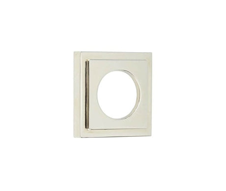 This is an image showing the Burlington - 52x52mm PN stepped square outer rose for levers and t&r available to order from Trade Door Handles in Kendal