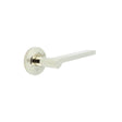 High quality image of Burlington - Fitzrovia Door Handles Chamfered Rose Polished Nickel Sku. BUR15KIT158
