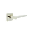 High quality image of Burlington - Fitzrovia Door Handles Square Plain Rose Polished Nickel Sku. BUR15KIT162