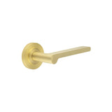 High quality image of Burlington - Fitzrovia Door Handles Plain Rose Satin Brass Sku. BUR15KIT235
