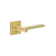 High quality image of Burlington - Fitzrovia Door Handles Square Stepped Rose Satin Brass Sku. BUR15KIT241