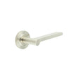 High quality image of Burlington - Fitzrovia Door Handles Chamfered Rose Satin Nickel Sku. BUR15KIT314