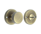 High quality image of Burlington - Westbourne Knurled Turn & Release Antique Brass Sku. BUR180AB