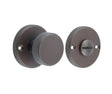 High quality image of Burlington - Westbourne Knurled Turn & Release Dark Bronze Sku. BUR180DB