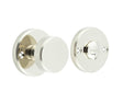 High quality image of Burlington - Westbourne Knurled Turn & Release Polished Nickel Sku. BUR180PN