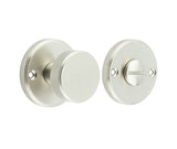 High quality image of Burlington - Westbourne Knurled Turn & Release Satin Nickel Sku. BUR180SN