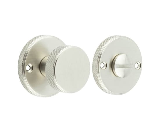 This is an image showing the Burlington - 40mm SN Westbourne turn & release (face fix) available to order from Trade Door Handles in Kendal