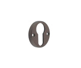 High quality image of Burlington - Westbourne Knurled Euro Profile Escutcheon Dark Bronze Sku. BUR181DB