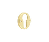 High quality image of Burlington - Westbourne Knurled Euro Profile Escutcheon Satin Brass Sku. BUR181SB