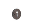 High quality image of Burlington - Westbourne Knurled Standard Keyway Escutcheon Dark Bronze Sku. BUR182DB