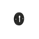 High quality image of Burlington - Westbourne Knurled Standard Keyway Escutcheon Black Sku. BUR182MB