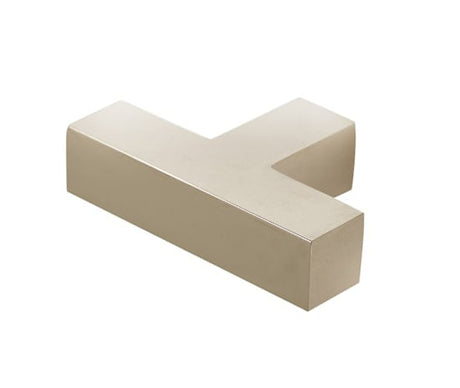 High quality image of Burlington - Trafalgar T Bar Square Cupboard Knobs Polished Nickel Sku. BUR202PN