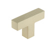 High quality image of Burlington - Trafalgar T Bar Square Cupboard Knobs Satin Nickel Sku. BUR202SN