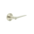 High quality image of Burlington - Knightsbridge Door Handle on Reeded Rose Satin Nickel Sku. BUR20KIT316