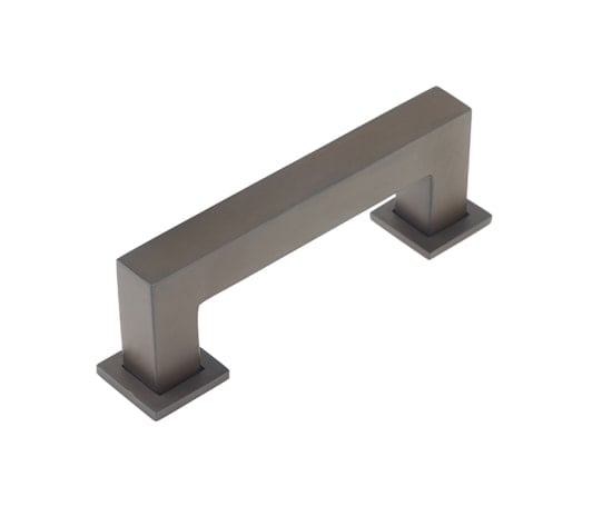 This is an image showing the Burlington - Trafalgar Cabinet Handle 96mm CTC - Dark Bronze available to order from Trade Door Handles in Kendal