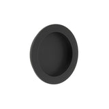 High quality image of Burlington - Circular Flush Pull Black Sku. BUR215MB