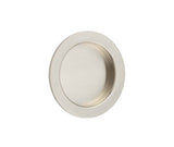 High quality image of Burlington - Circular Flush Pull Satin Nickel Sku. BUR215SN