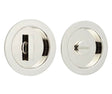 High quality image of Burlington - Circular Turn & Release Polished Nickel Sku. BUR216PN