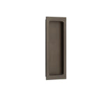High quality image of Burlington - Rectangular Flush Pull Dark Bronze Sku. BUR225DB