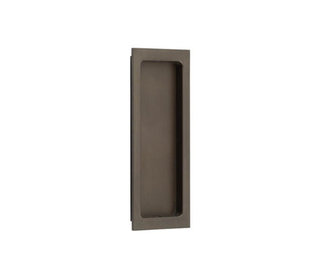 High quality image of Burlington - Rectangular Flush Pull Dark Bronze Sku. BUR225DB