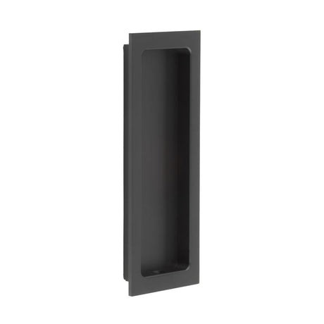 High quality image of Burlington - Rectangular Flush Pull Black Sku. BUR225MB