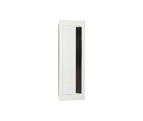 High quality image of Burlington - Rectangular Flush Pull Polished Nickel Sku. BUR225PN