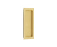 High quality image of Burlington - Rectangular Flush Pull Satin Brass Sku. BUR225SB