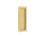 High quality image of Burlington - Rectangular Flush Pull Satin Brass Sku. BUR225SB