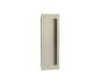 High quality image of Burlington - Rectangular Flush Pull Satin Nickel Sku. BUR225SN