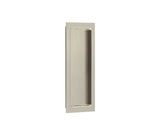 High quality image of Burlington - Rectangular Flush Pull Satin Nickel Sku. BUR225SN