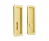 High quality image of Burlington - Rectangular Turn & Release Satin Brass Sku. BUR226SB
