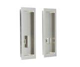 High quality image of Burlington - Rectangular Turn & Release Satin Nickel Sku. BUR226SN