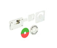 High quality image of Burlington - Indicator Lock Polished Nickel Sku. BUR2552PN